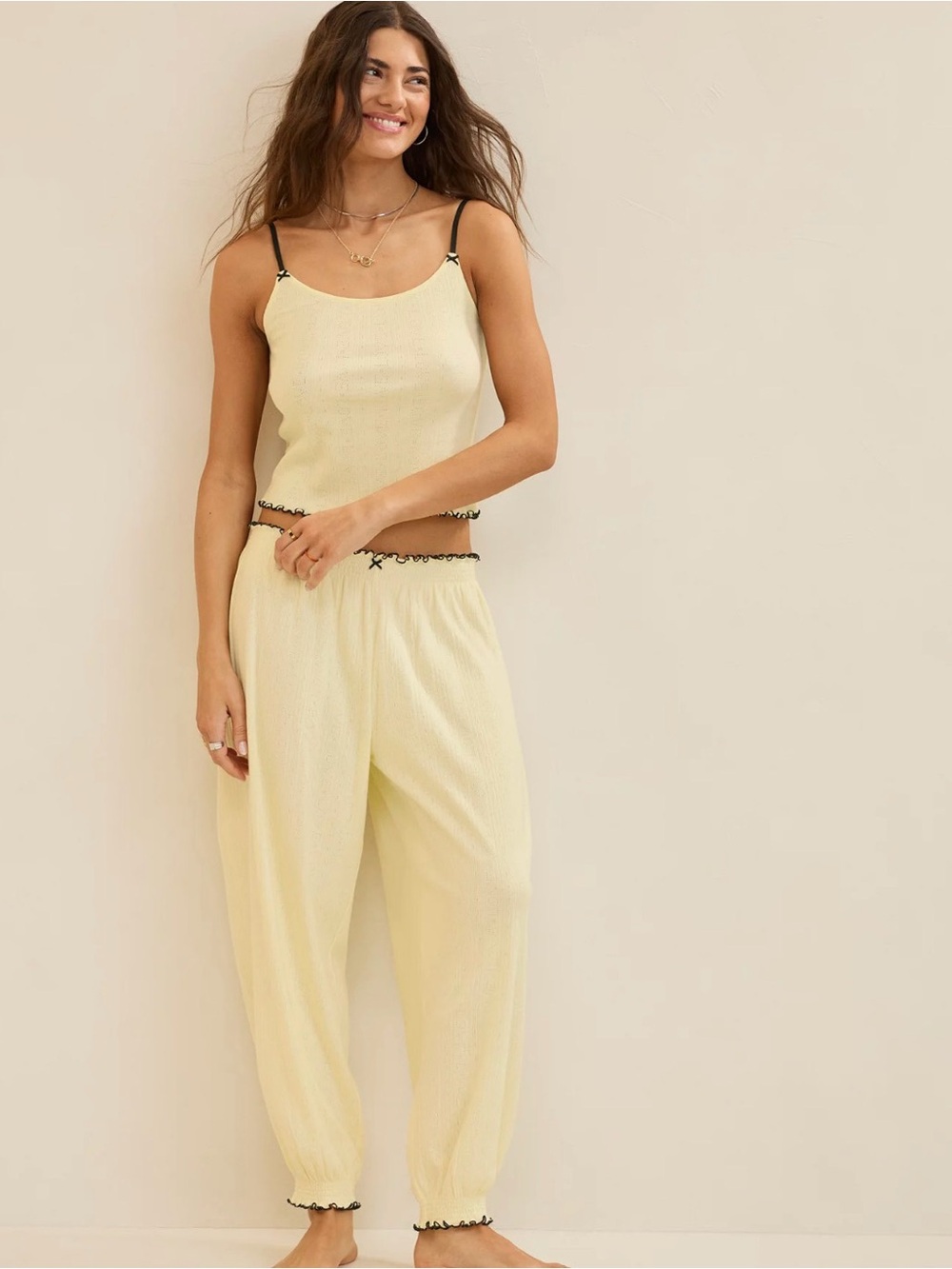 Aerie Pointelle Balloon Lounge Pants